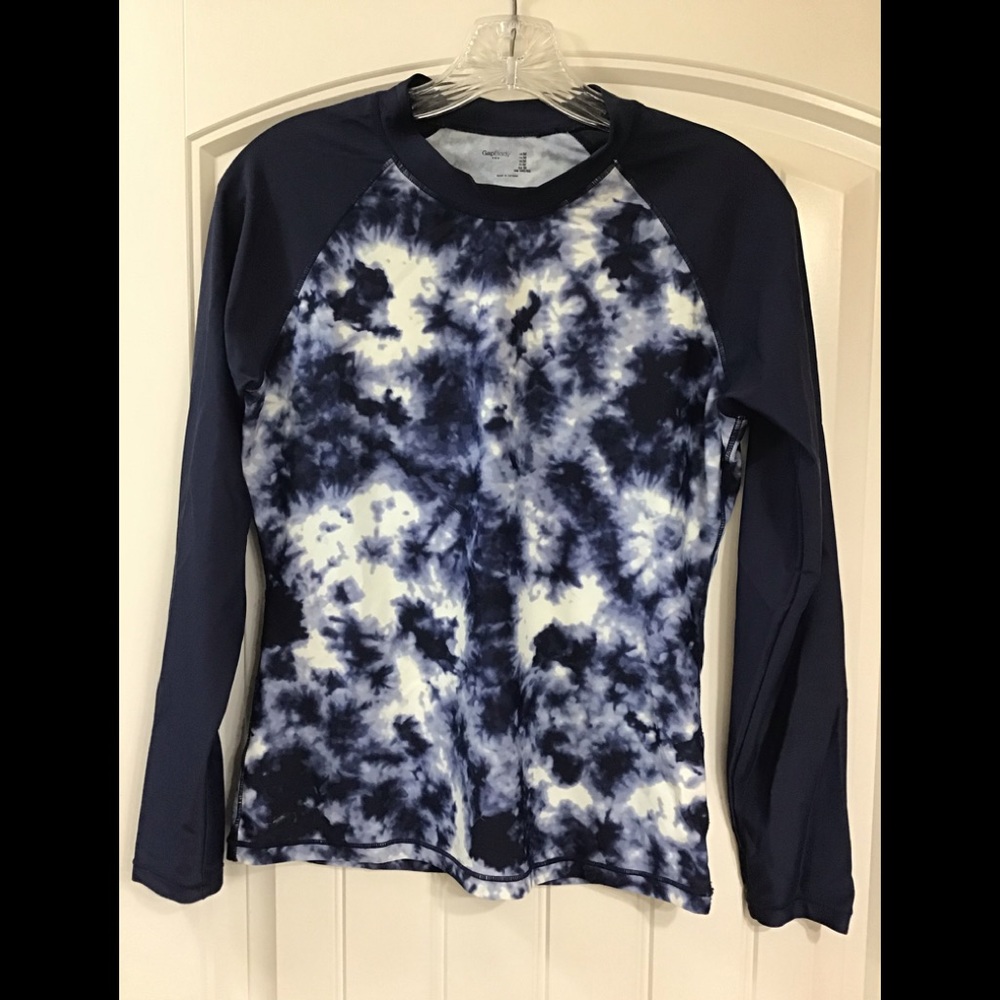 Gap Body size M swim shirt navy white